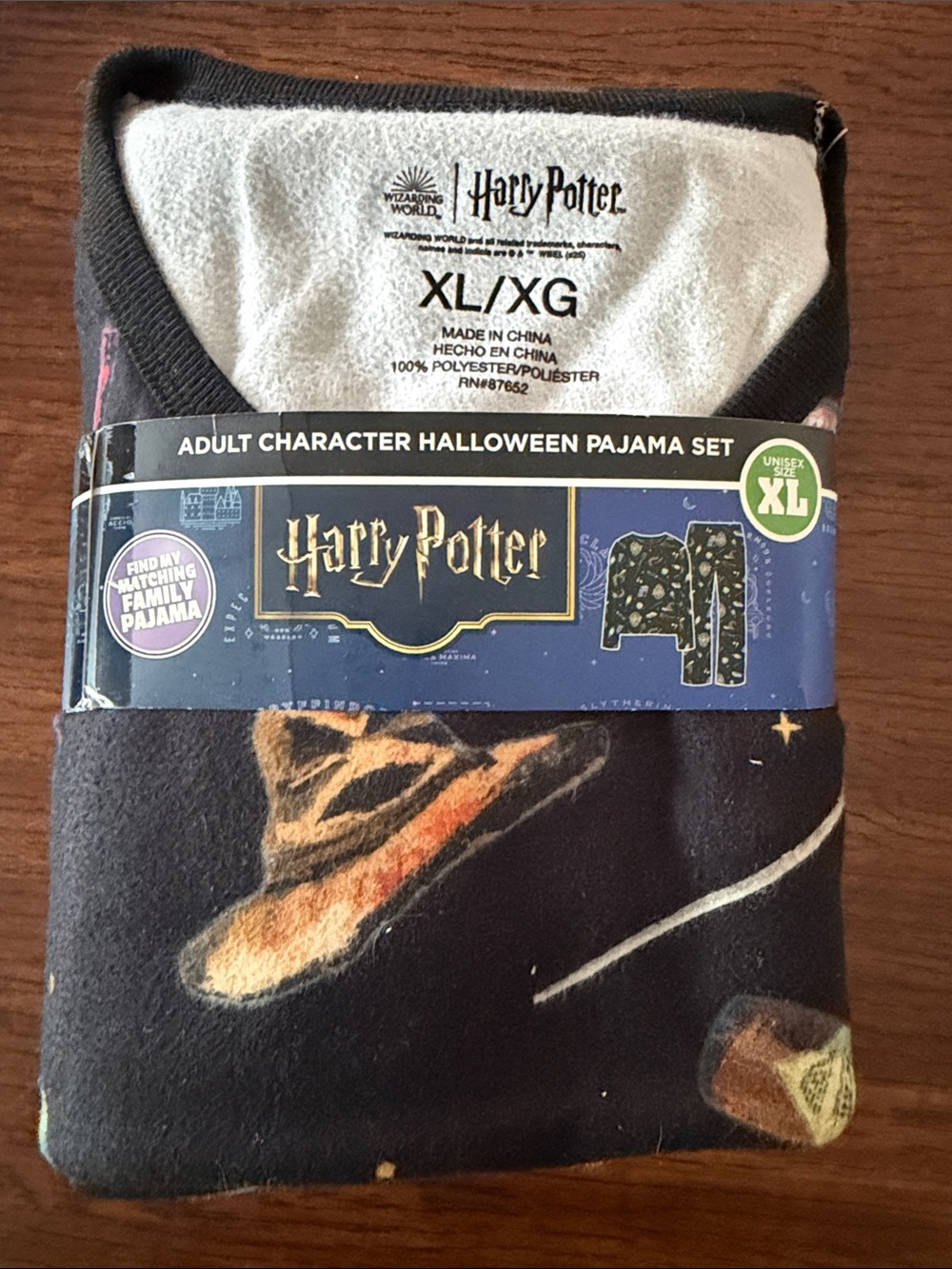 Warner Bros. Harry Potter Halloween Black Wizardry Pajama Set